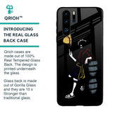 Luffy Line Art Glass Case for Huawei P30 Pro