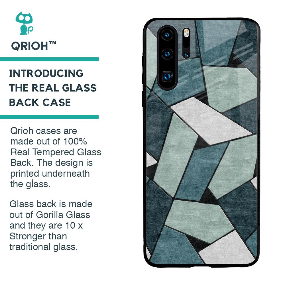 Abstact Tiles Glass Case for Huawei P30 Pro