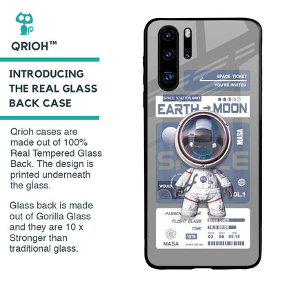 Space Flight Pass Glass Case for Huawei P30 Pro