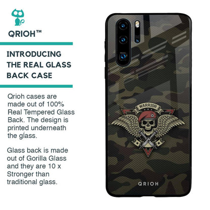 Army Warrior Glass Case for Huawei P30 Pro