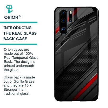 Modern Abstract Glass Case for Huawei P30 Pro