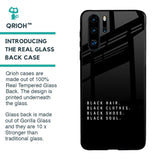 Black Soul Glass Case for Huawei P30 Pro