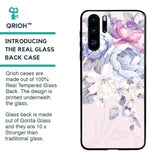 Elegant Floral Glass case for Huawei P30 Pro