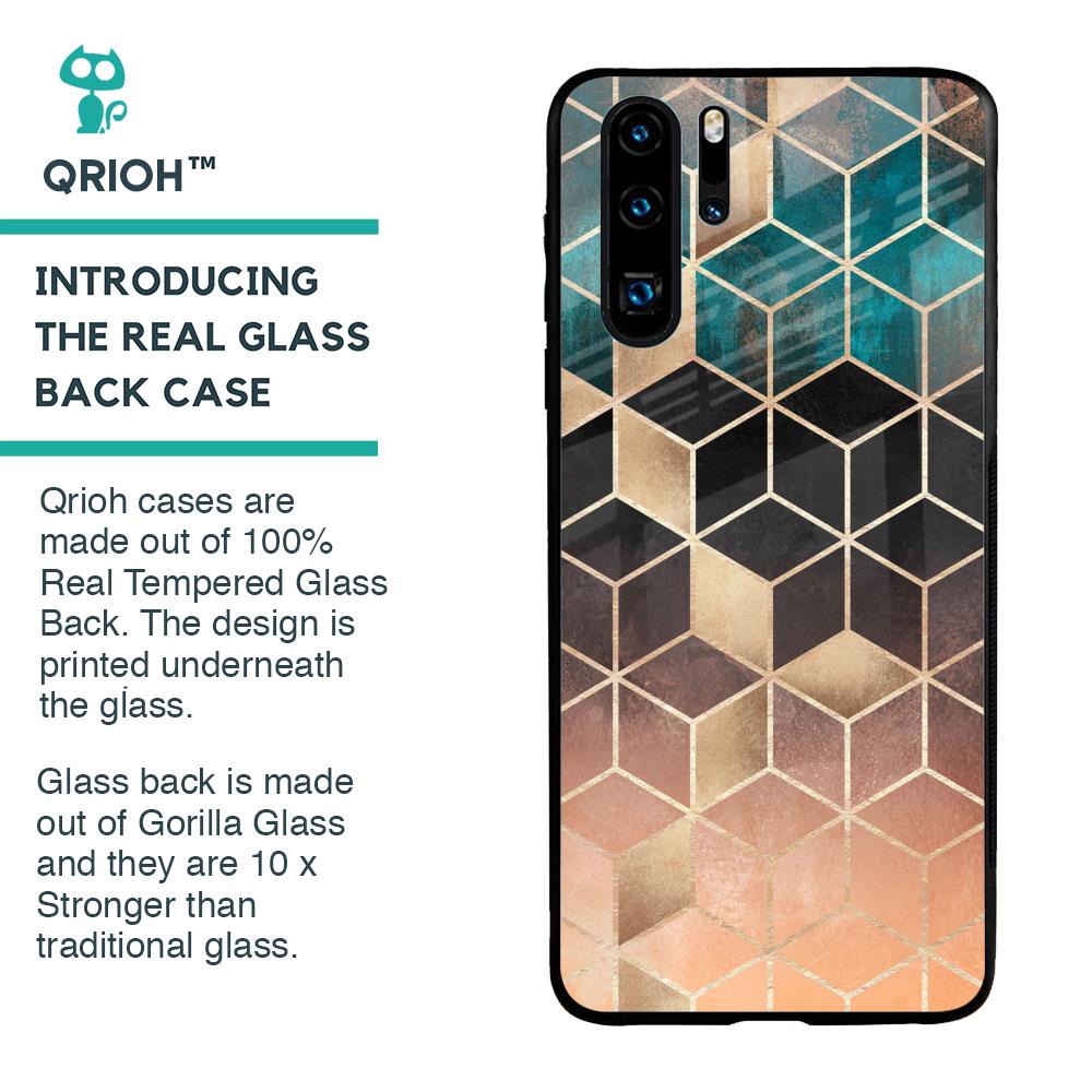 Bronze Texture Glass Case for Huawei P30 Pro