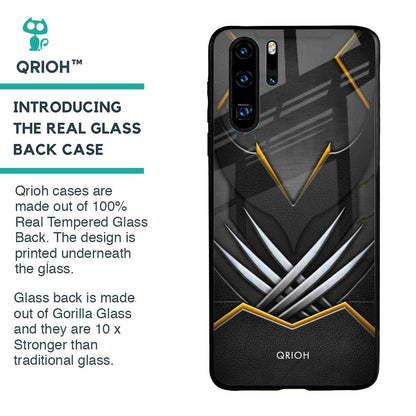 Black Warrior Glass Case for Huawei P30 Pro