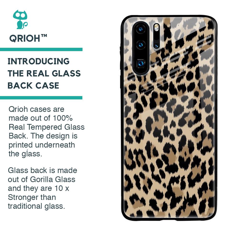 Leopard Seamless Glass Case For Huawei P30 Pro