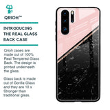 Marble Texture Pink Glass Case For Huawei P30 Pro
