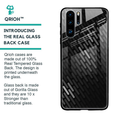 Dark Abstract Pattern Glass Case For Huawei P30 Pro