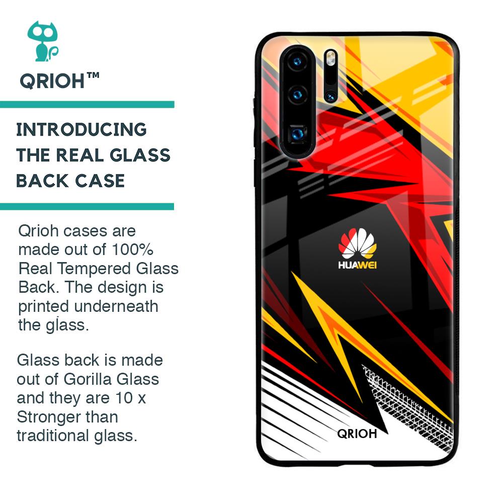 Race Jersey Pattern Glass Case For Huawei P30 Pro