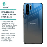 Blue Grey Ombre Glass Case for Huawei P30 Pro