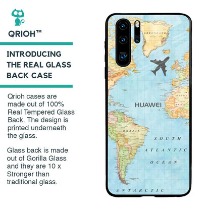 Fly Around The World Glass Case for Huawei P30 Pro