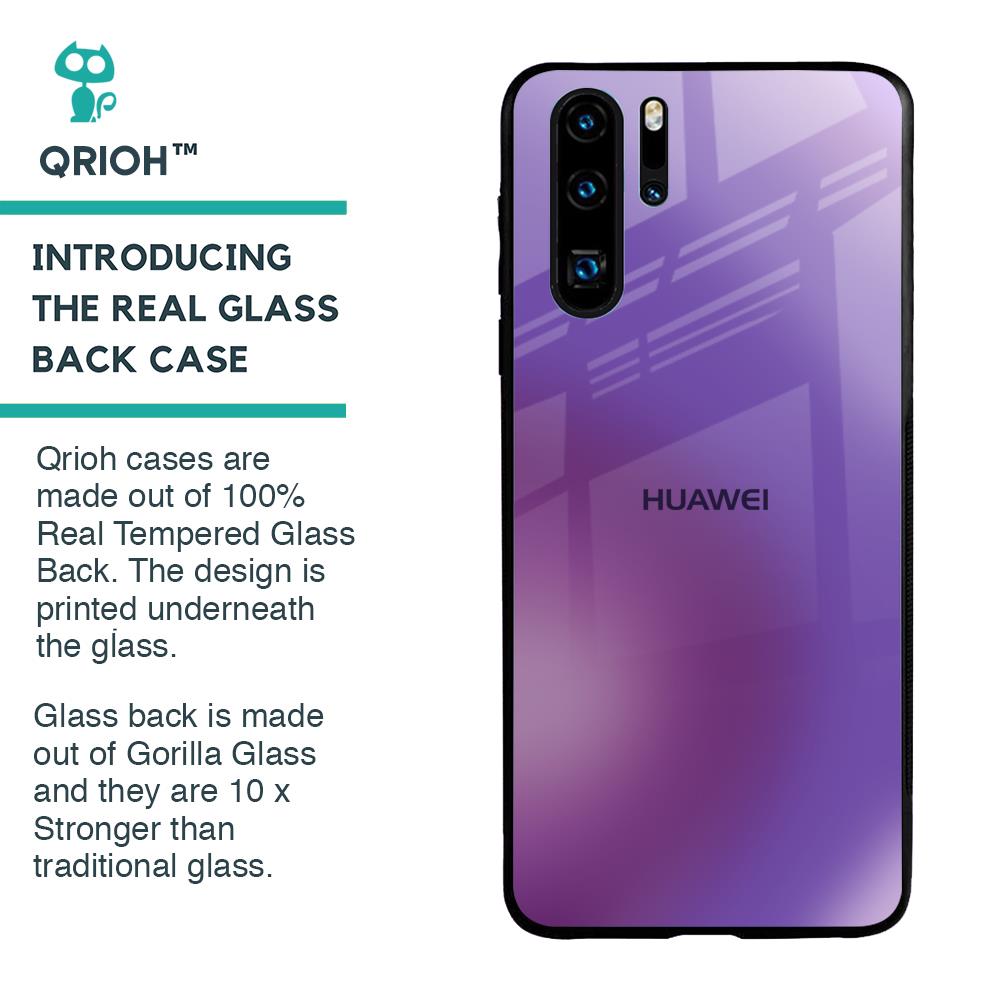 Ultraviolet Gradient Glass Case for Huawei P30 Pro