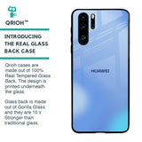 Vibrant Blue Texture Glass Case for Huawei P30 Pro