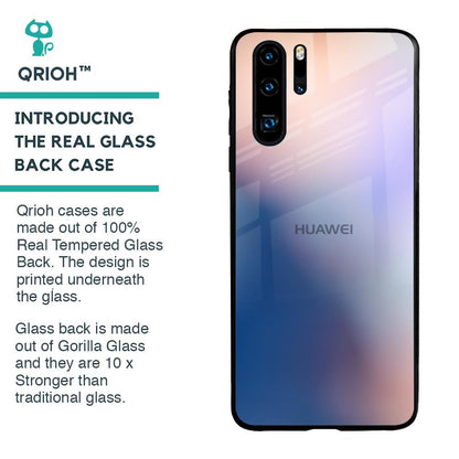 Blue Mauve Gradient Glass Case for Huawei P30 Pro