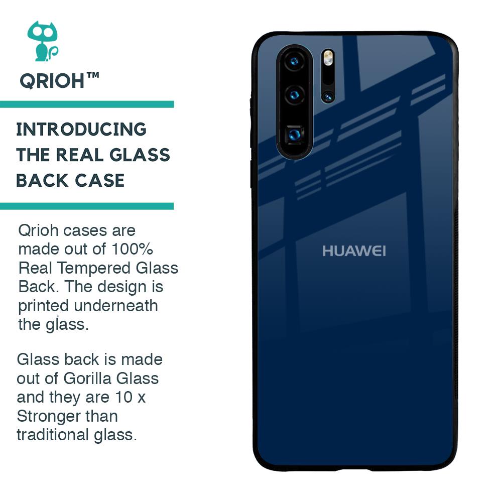 Royal Navy Glass Case for Huawei P30 Pro