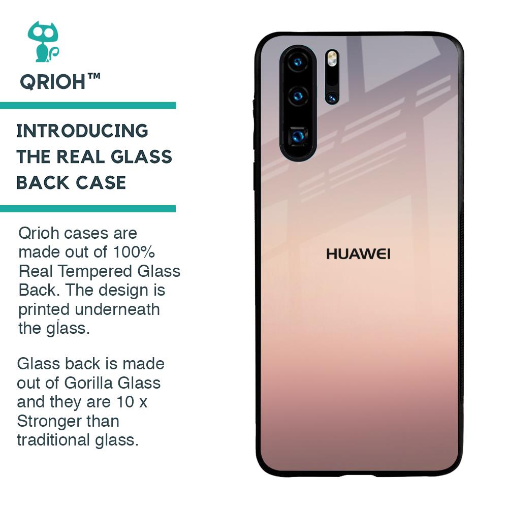 Golden Mauve Glass Case for Huawei P30 Pro