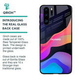 Colorful Fluid Glass Case for Huawei P30 Pro