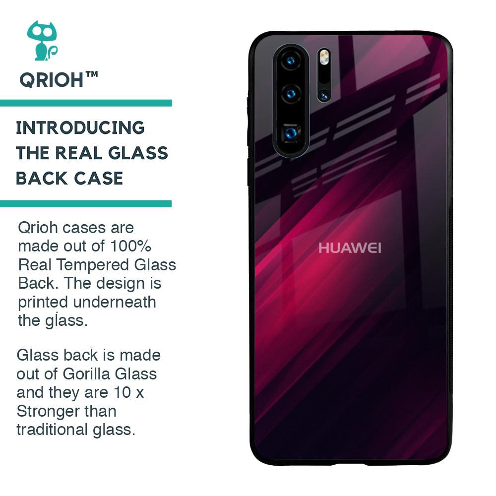 Razor Black Glass Case for Huawei P30 Pro