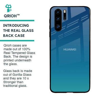 Celestial Blue Glass Case For Huawei P30 Pro