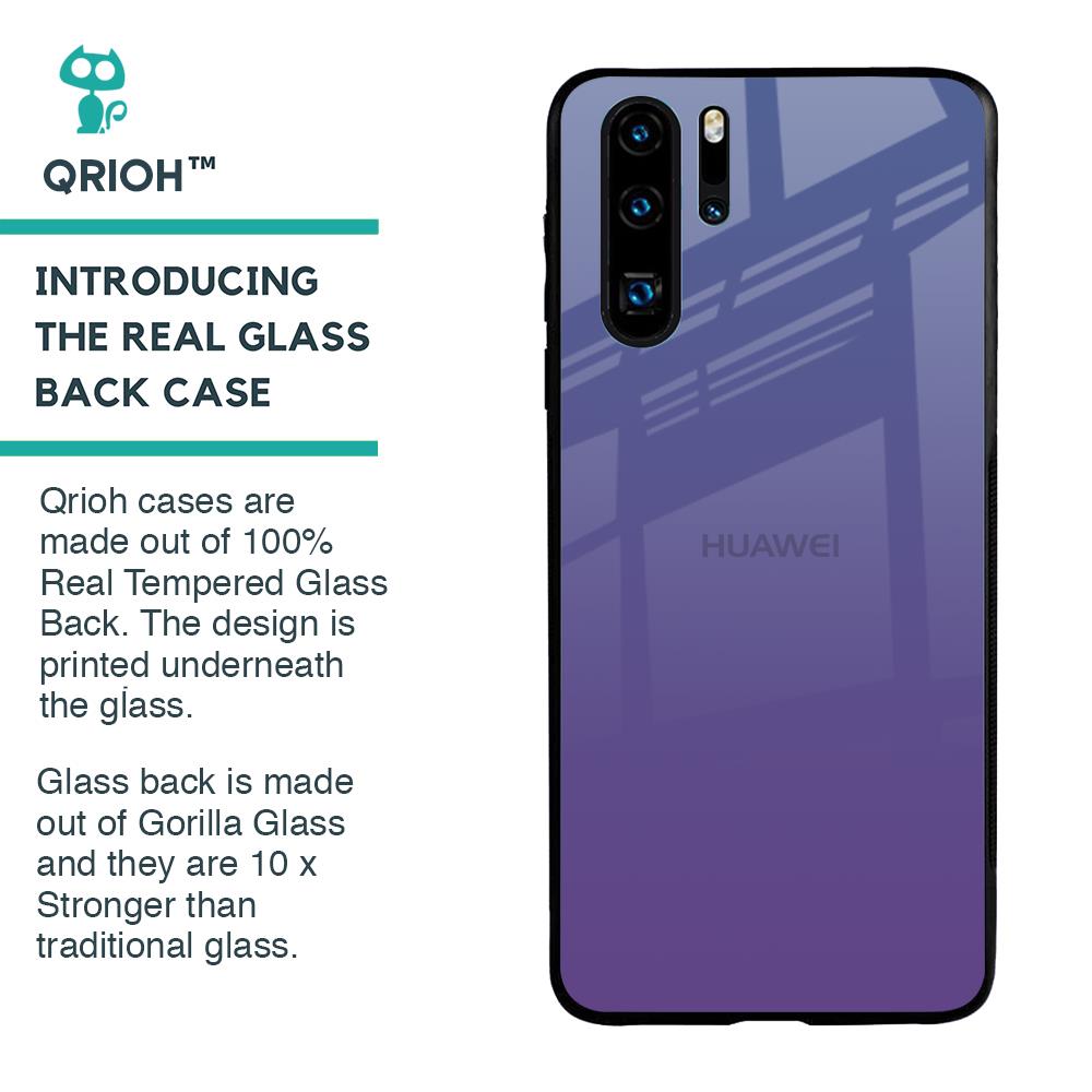 Indigo Pastel Glass Case For Huawei P30 Pro