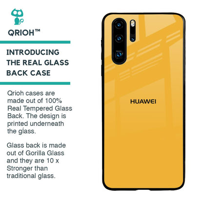 Fluorescent Yellow Glass case for Huawei P30 Pro