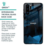 Polygonal Blue Box Glass Case For Huawei P30 Pro
