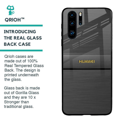 Grey Metallic Glass Case For Huawei P30 Pro