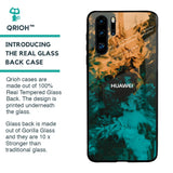 Watercolor Wave Glass Case for Huawei P30 Pro