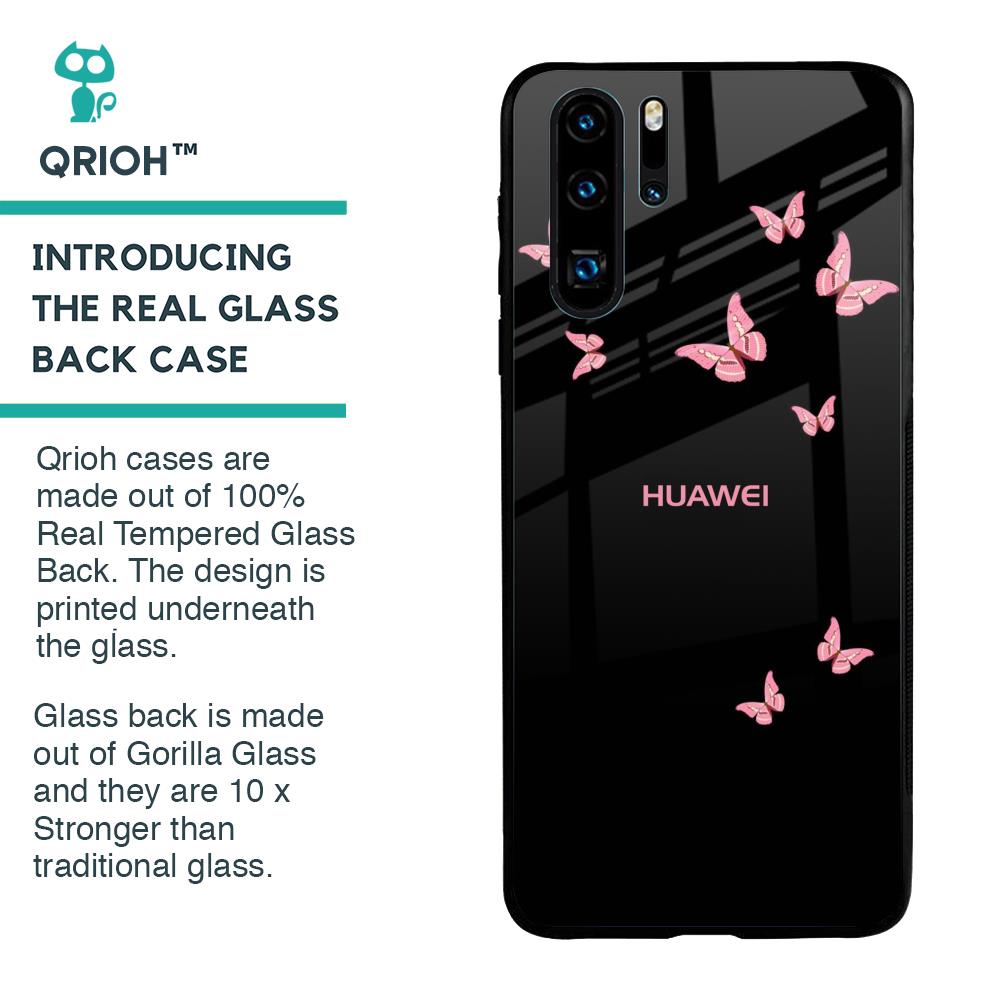 Fly Butterfly Glass Case for Huawei P30 Pro
