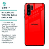 Blood Red Glass Case for Huawei P30 Pro
