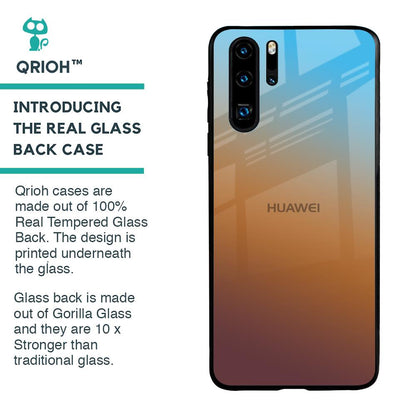 Rich Brown Glass Case for Huawei P30 Pro