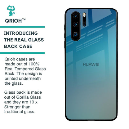 Sea Theme Gradient Glass Case for Huawei P30 Pro