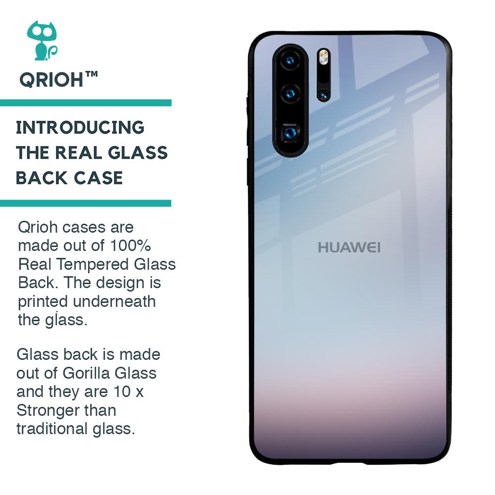 Light Sky Texture Glass Case for Huawei P30 Pro