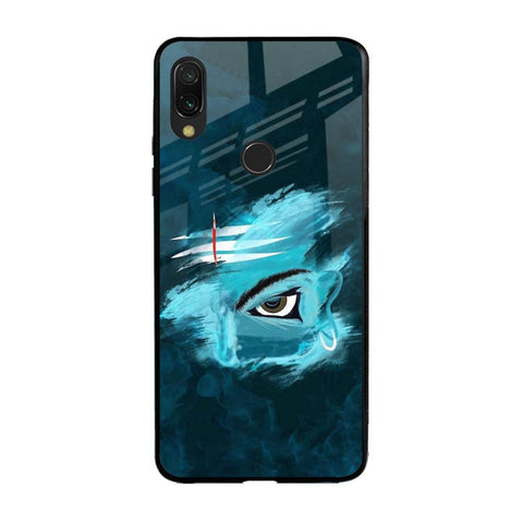Power Of Trinetra Xiaomi Redmi Note 7 Pro Glass Back Cover Online