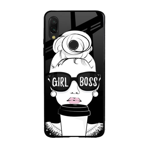 Girl Boss Xiaomi Redmi Note 7 Pro Glass Back Cover Online
