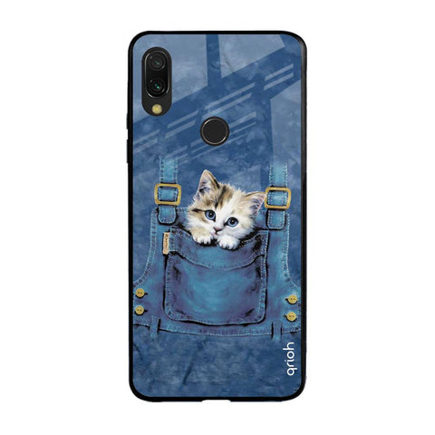 Kitty In Pocket Xiaomi Redmi Note 7 Pro Glass Back Cover Online