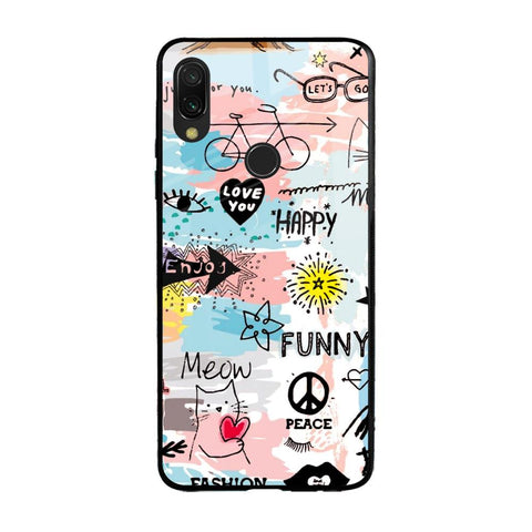 Just For You Xiaomi Redmi Note 7 Pro Glass Back Cover Online