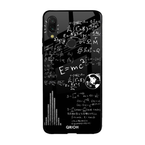 Funny Math Xiaomi Redmi Note 7 Pro Glass Back Cover Online