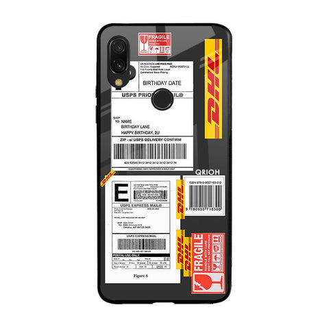 Cool Barcode Label Xiaomi Redmi Note 7 Pro Glass Back Cover Online