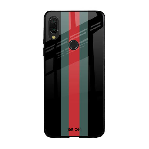 Vertical Stripes Xiaomi Redmi Note 7 Pro Glass Back Cover Online