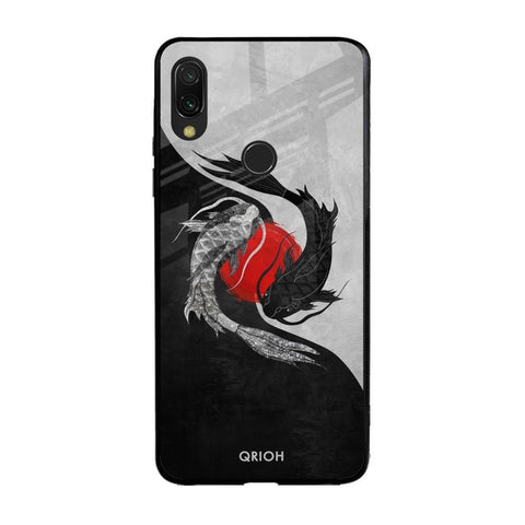 Japanese Art Xiaomi Redmi Note 7 Pro Glass Back Cover Online