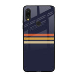 Tricolor Stripes Xiaomi Redmi Note 7 Pro Glass Cases & Covers Online