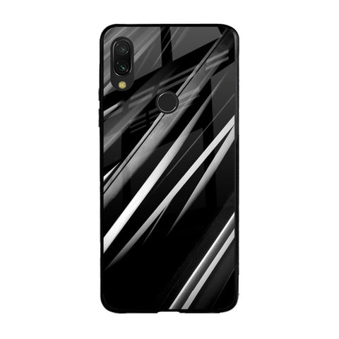 Black & Grey Gradient Xiaomi Redmi Note 7 Pro Glass Cases & Covers Online