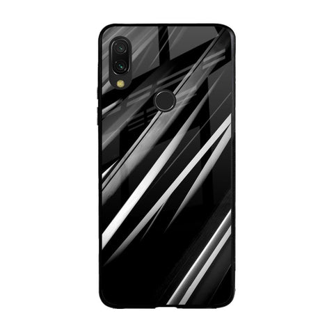 Black & Grey Gradient Xiaomi Redmi Note 7 Pro Glass Cases & Covers Online