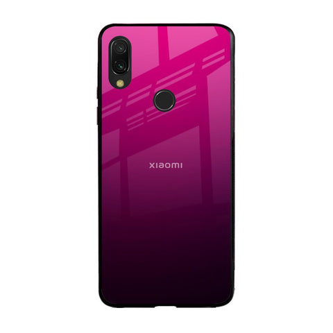 Purple Ombre Pattern Xiaomi Redmi Note 7 Pro Glass Back Cover Online