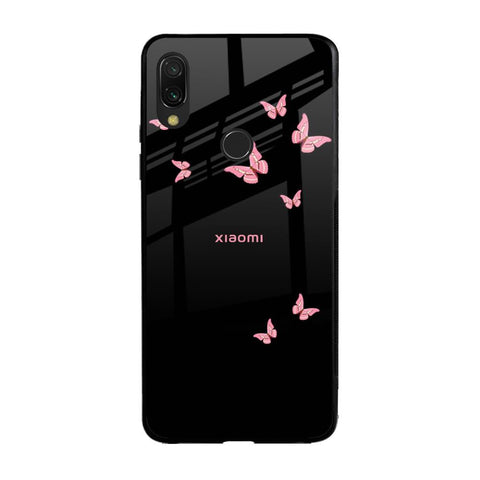 Fly Butterfly Xiaomi Redmi Note 7 Pro Glass Back Cover Online
