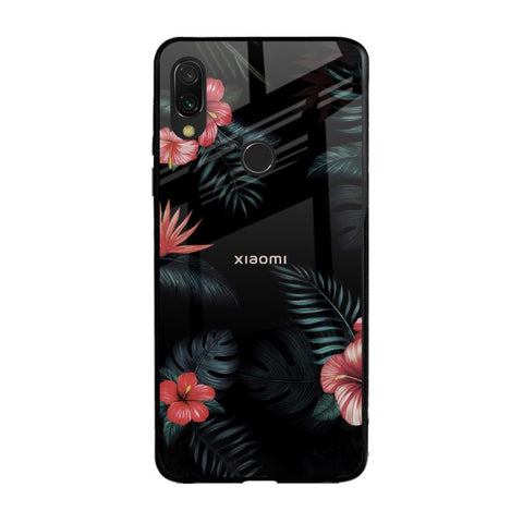 Tropical Art Flower Xiaomi Redmi Note 7 Pro Glass Back Cover Online