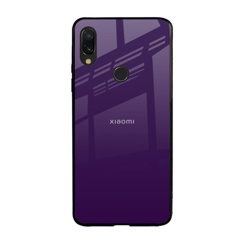 Dark Purple Xiaomi Redmi Note 7 Pro Glass Back Cover Online