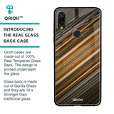 Diagonal Slash Pattern Glass Case for Xiaomi Redmi Note 7 Pro