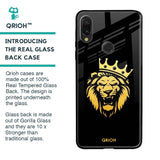 Lion The King Glass Case for Xiaomi Redmi Note 7 Pro